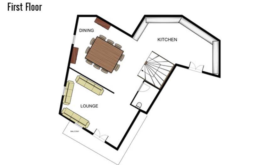 Chalet Benjamin Courchevel Floor Plan 3